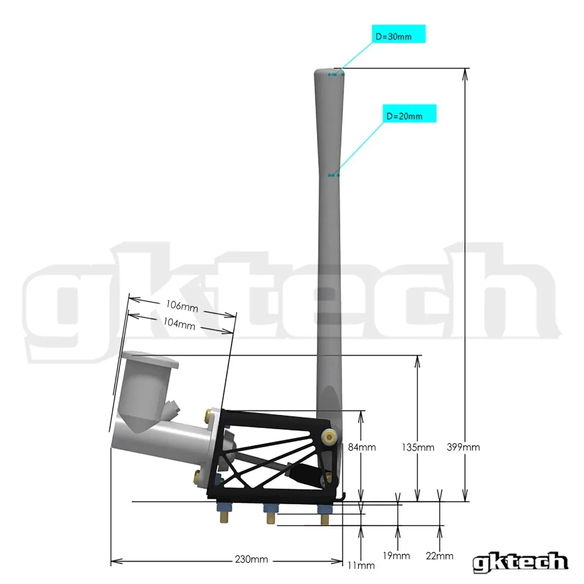 2 Pot Nissan dual caliper Hydraulic handbrake setup - (10% combo discount) - Image 12