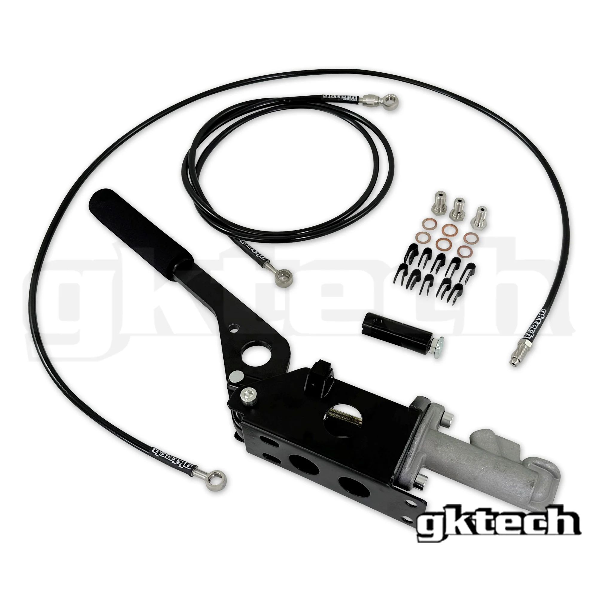 Budget hydraulic handbrake assembly and in-line braided line kit - Image 3