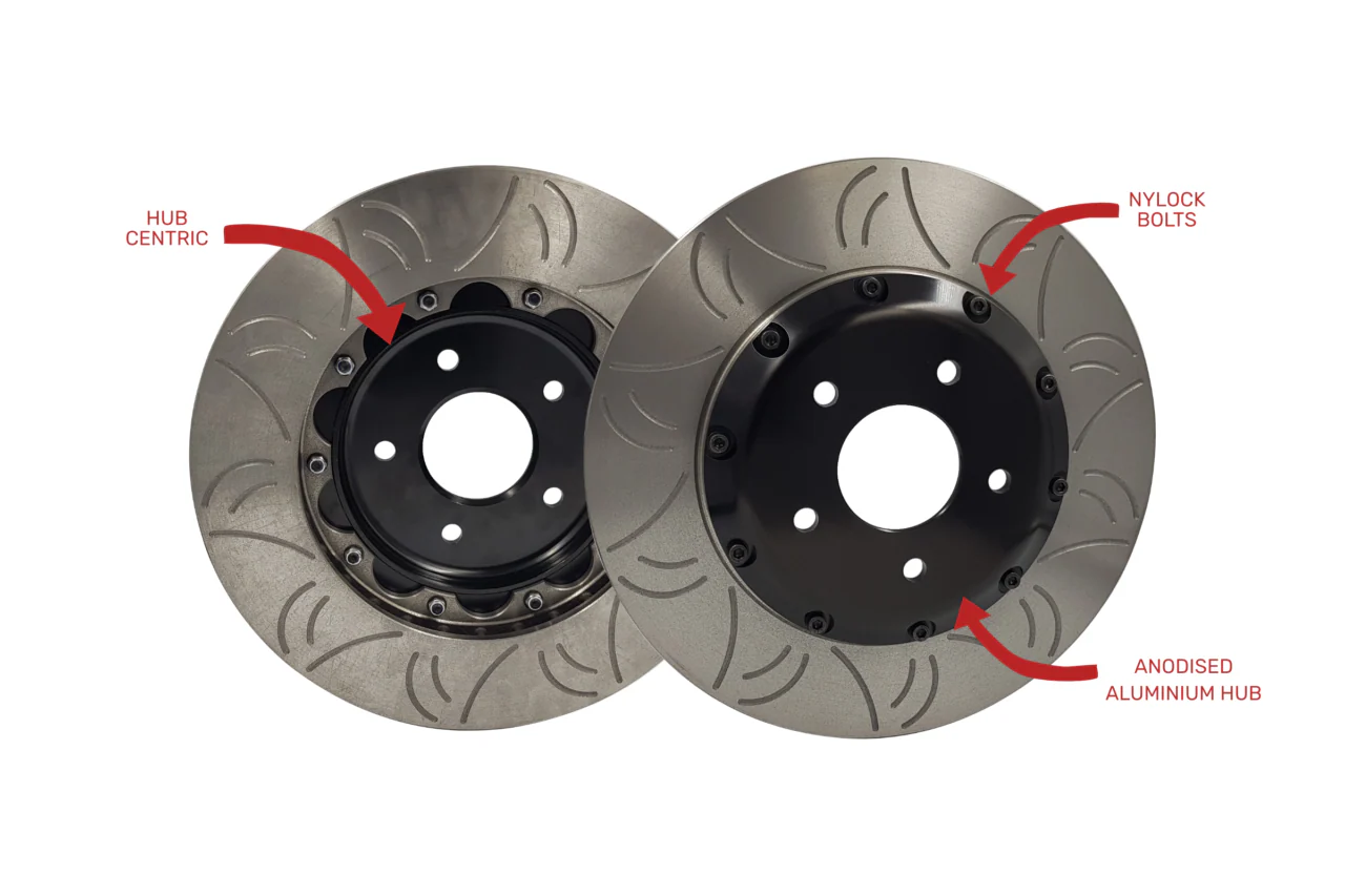 HFM.Parts 350z/V35 front Brembo 2 piece slotted rotors (SOLD AS A PAIR) - Image 3