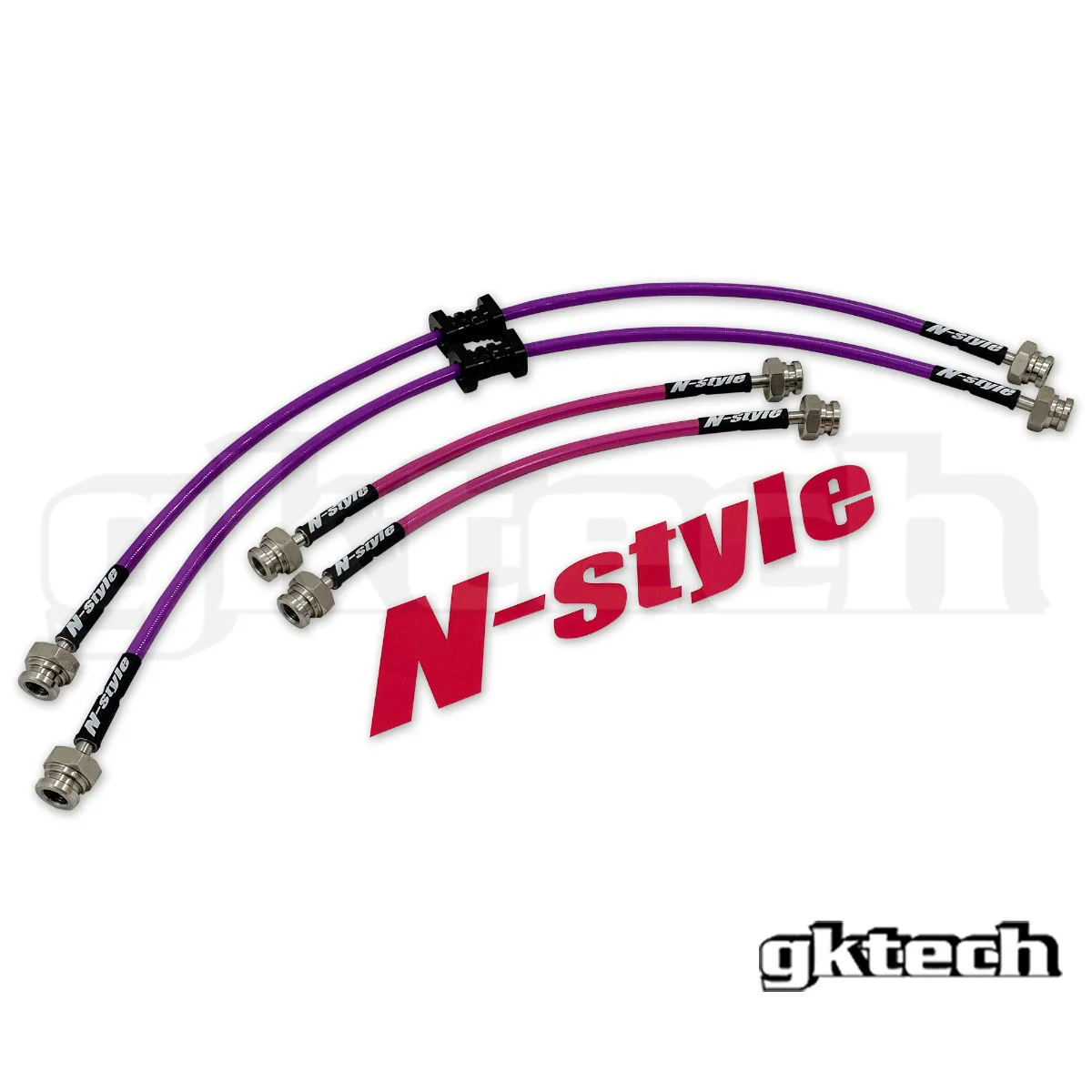 N-Style R32 GTS-T Braided Brake Line Set - Image 4