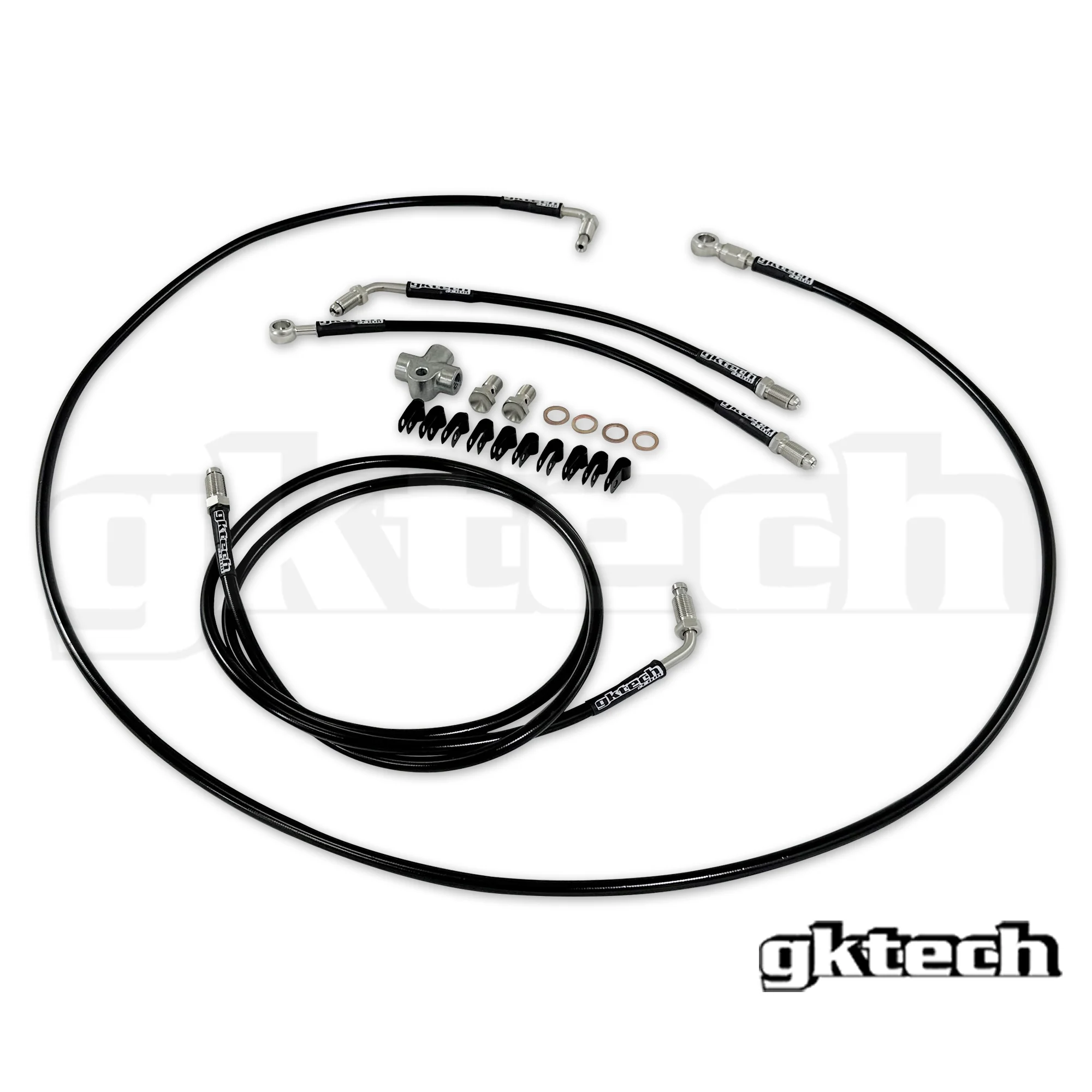 Stainless steel braided teflon lined ABS Delete kit - Image 3