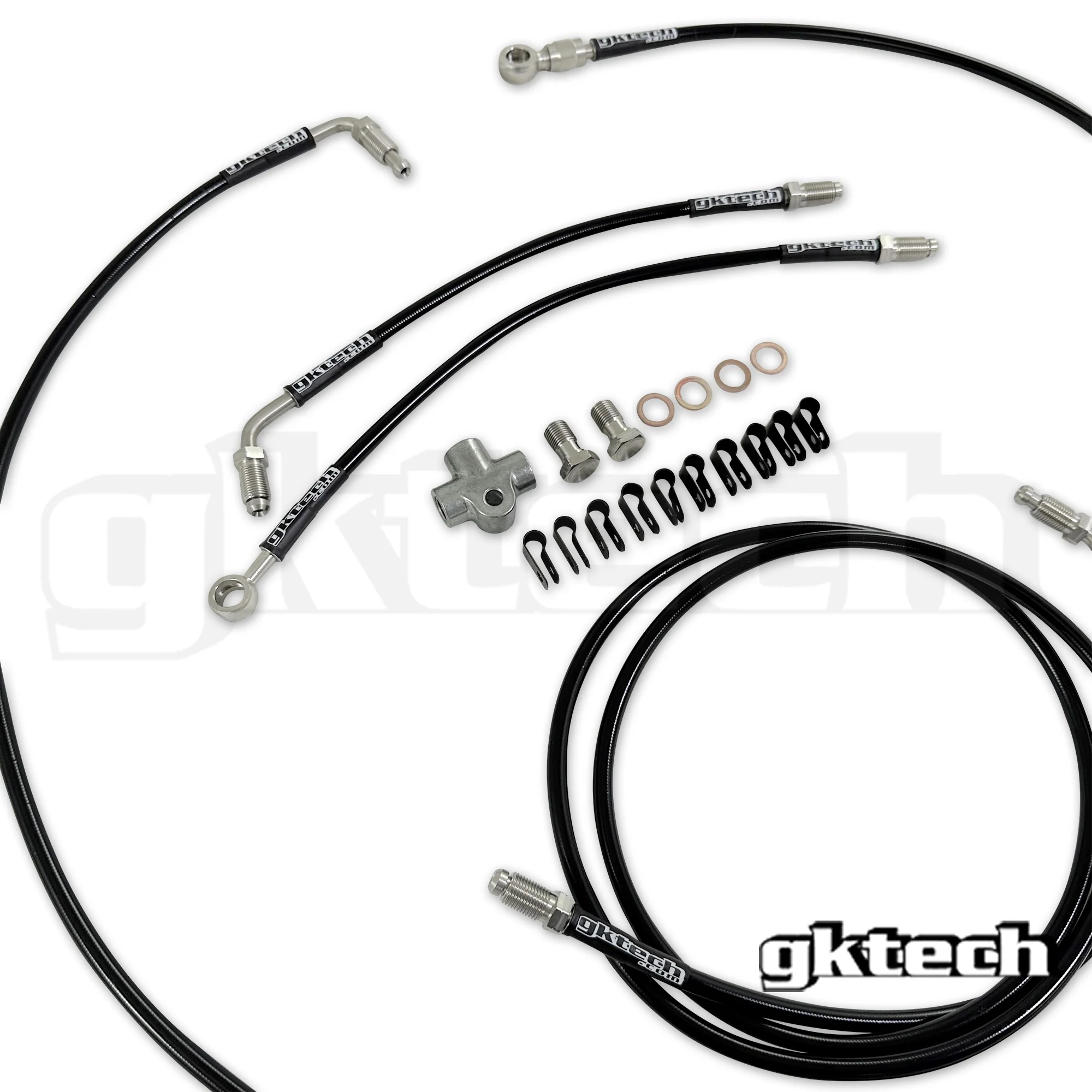 Stainless steel braided teflon lined ABS Delete kit - Image 4