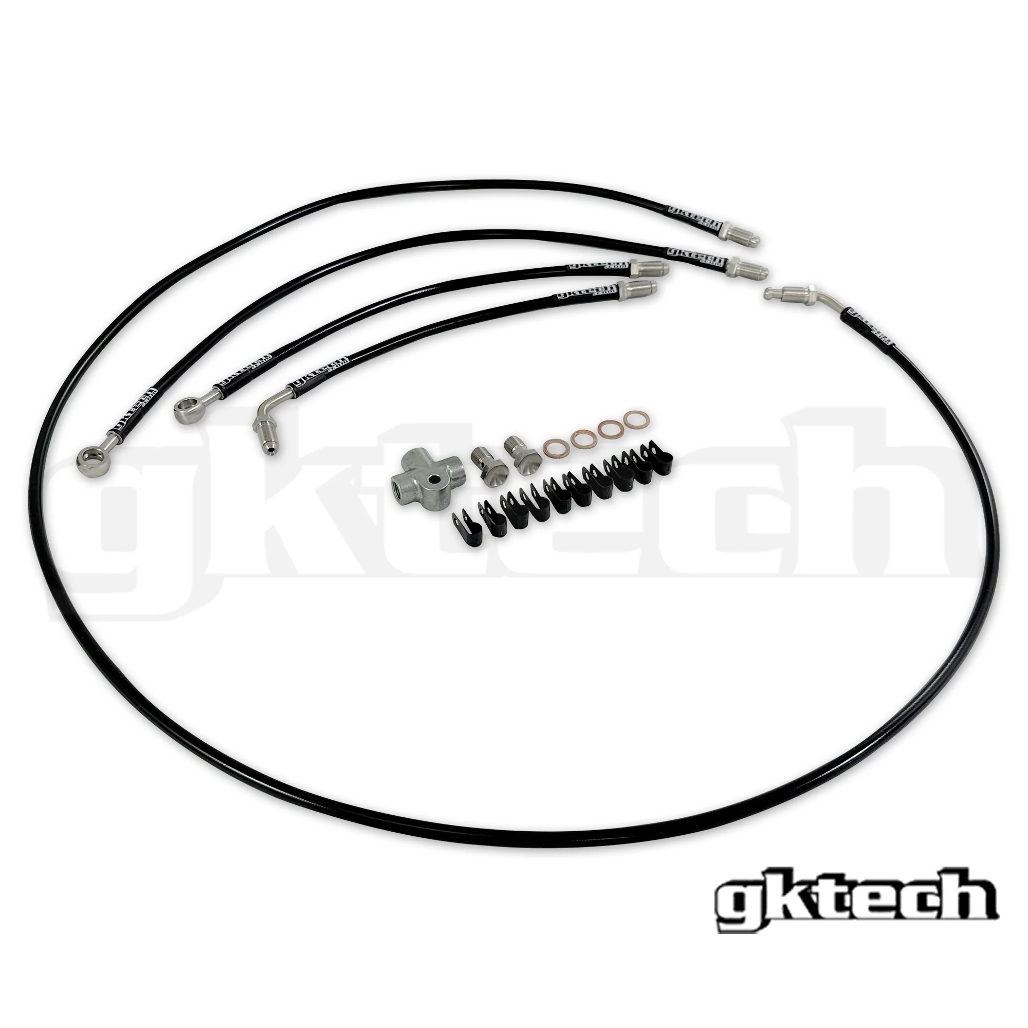 Stainless steel braided teflon lined ABS Delete kit - Image 6