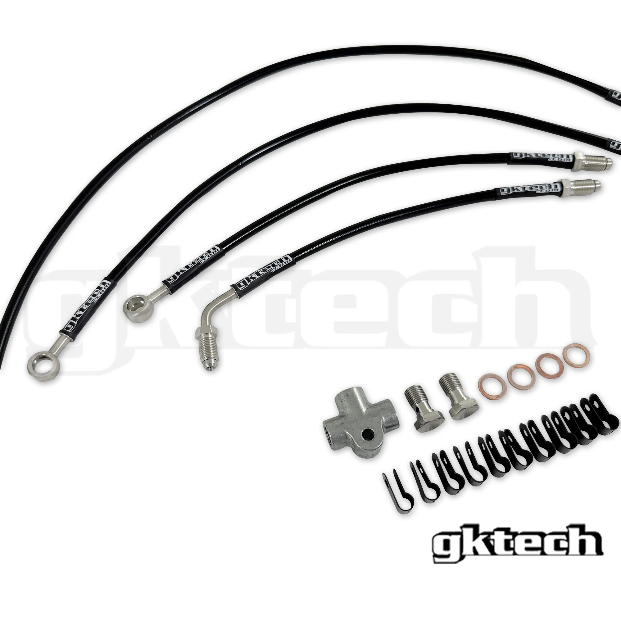 Stainless steel braided teflon lined ABS Delete kit - Image 7