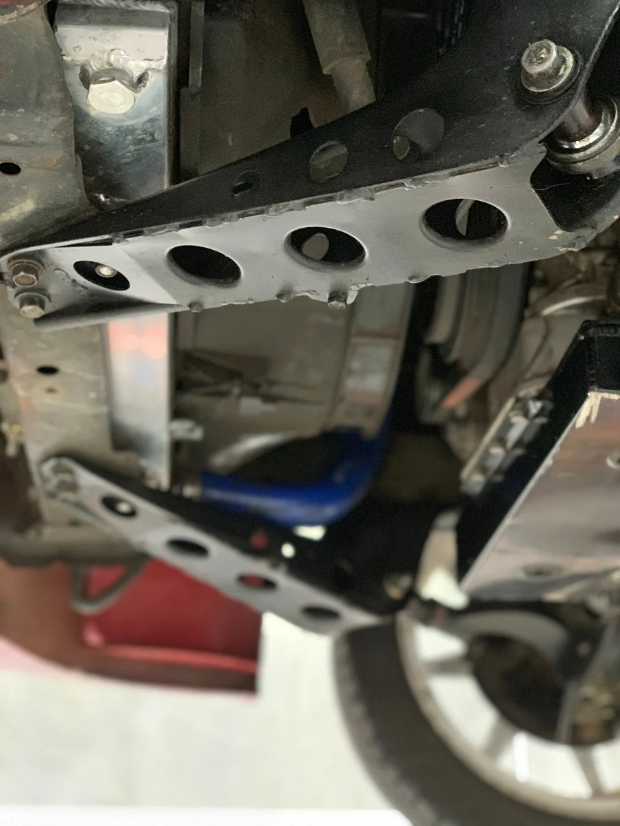 S-Chassis K-Frame/Caster mount weld in reinforcement plates - Image 6