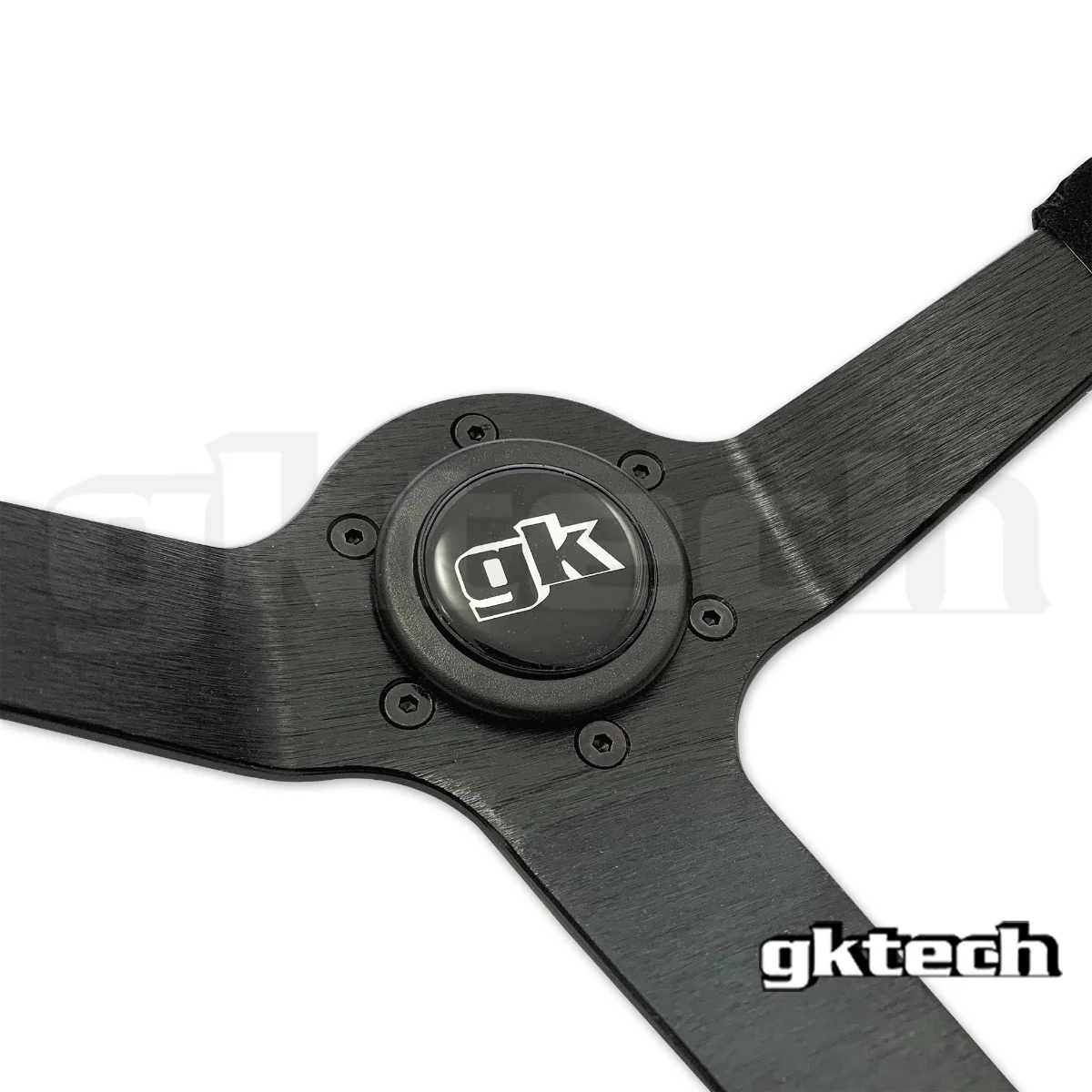 Steering wheel 350mm Deep dished leather - Image 6
