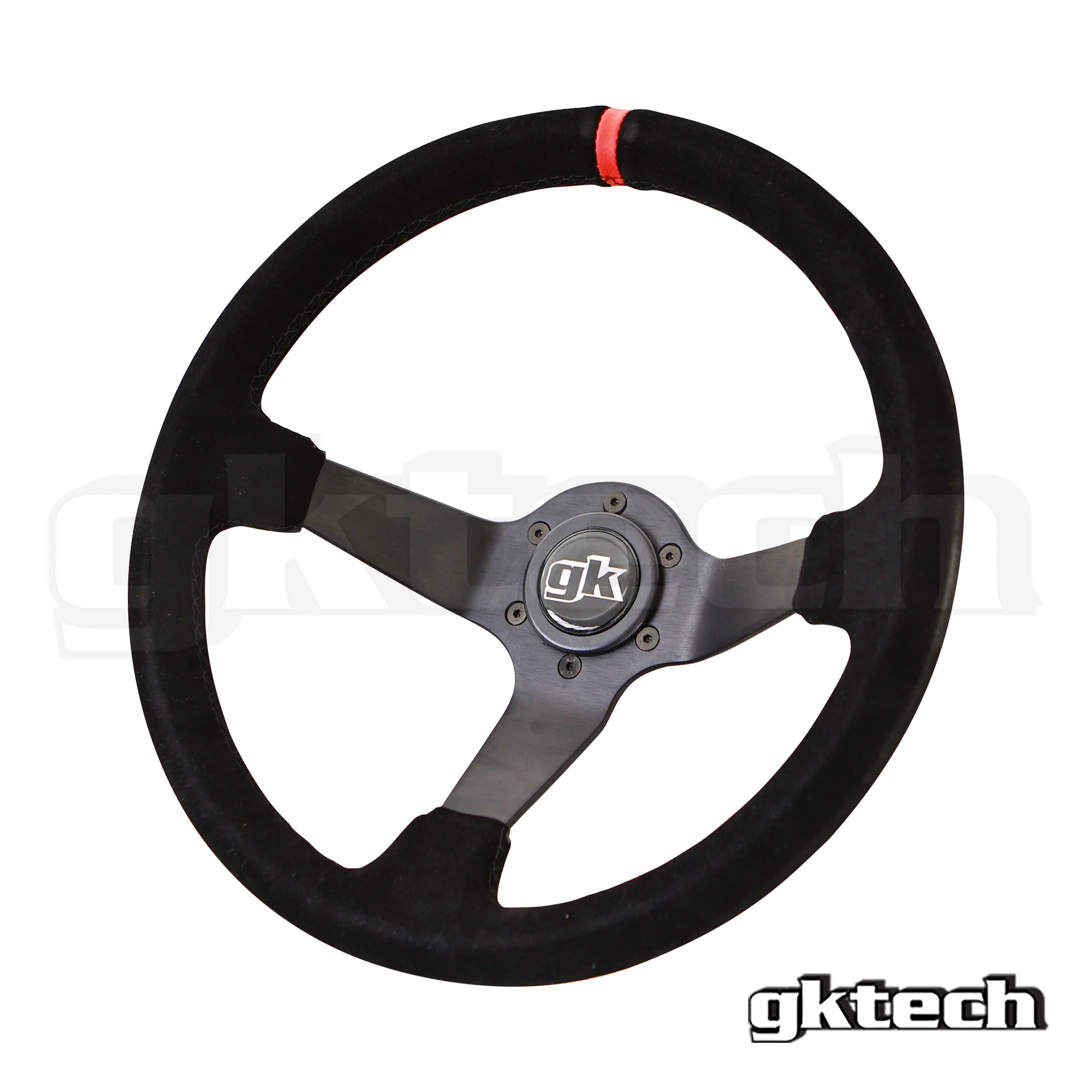 Steering wheel 350mm Deep dished suede - Image 8