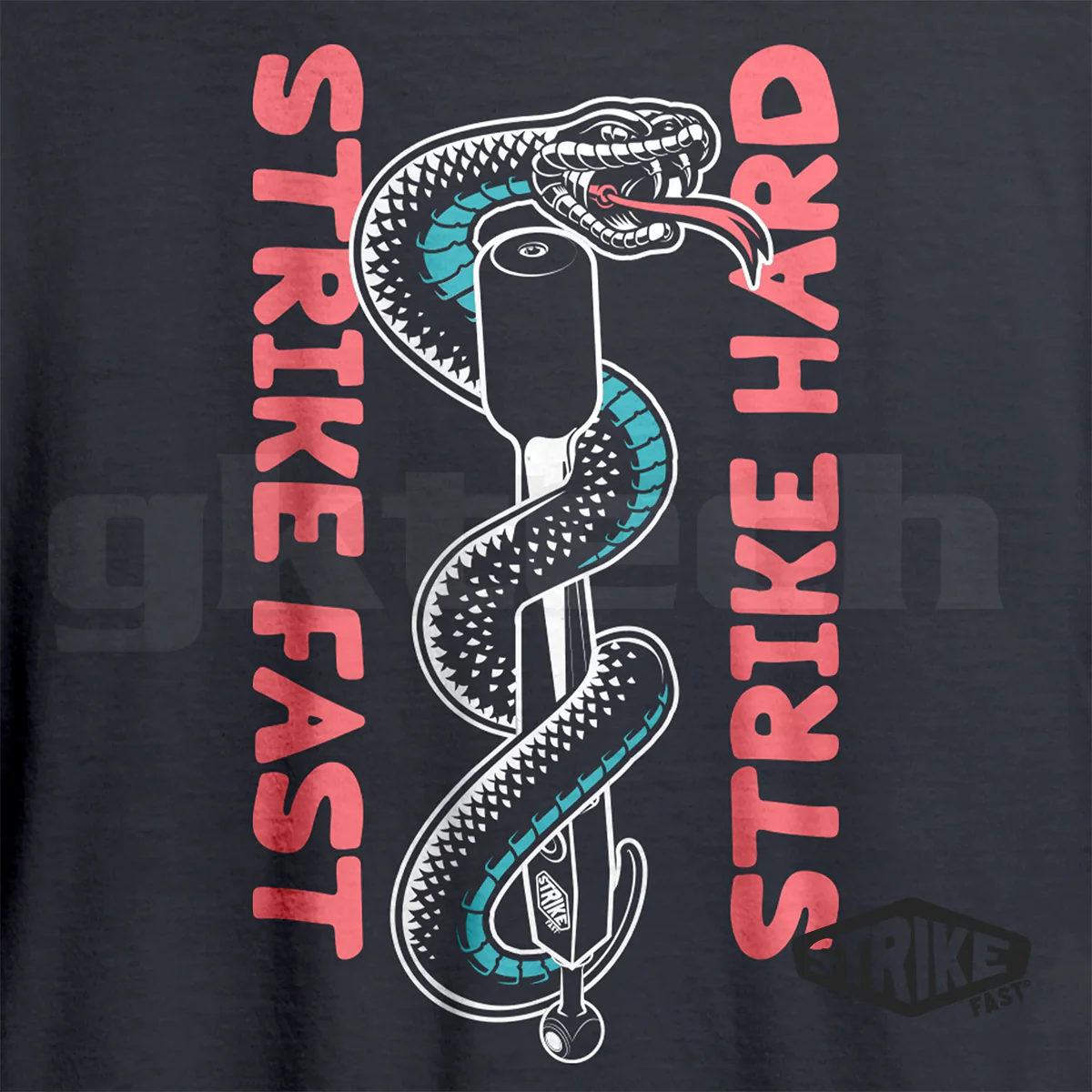 Strike Fast - strike hard - crew neck T-shirts - Image 4