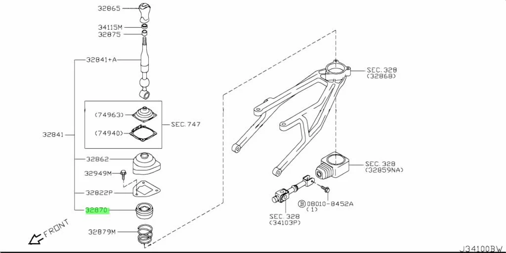 Z33/V35/Z34 shifter ball socket cup - Image 4