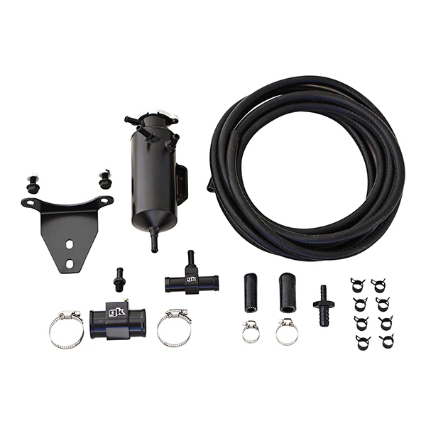 Z34 370z Pressurized Bolt on Coolant Swirl Pot Setup