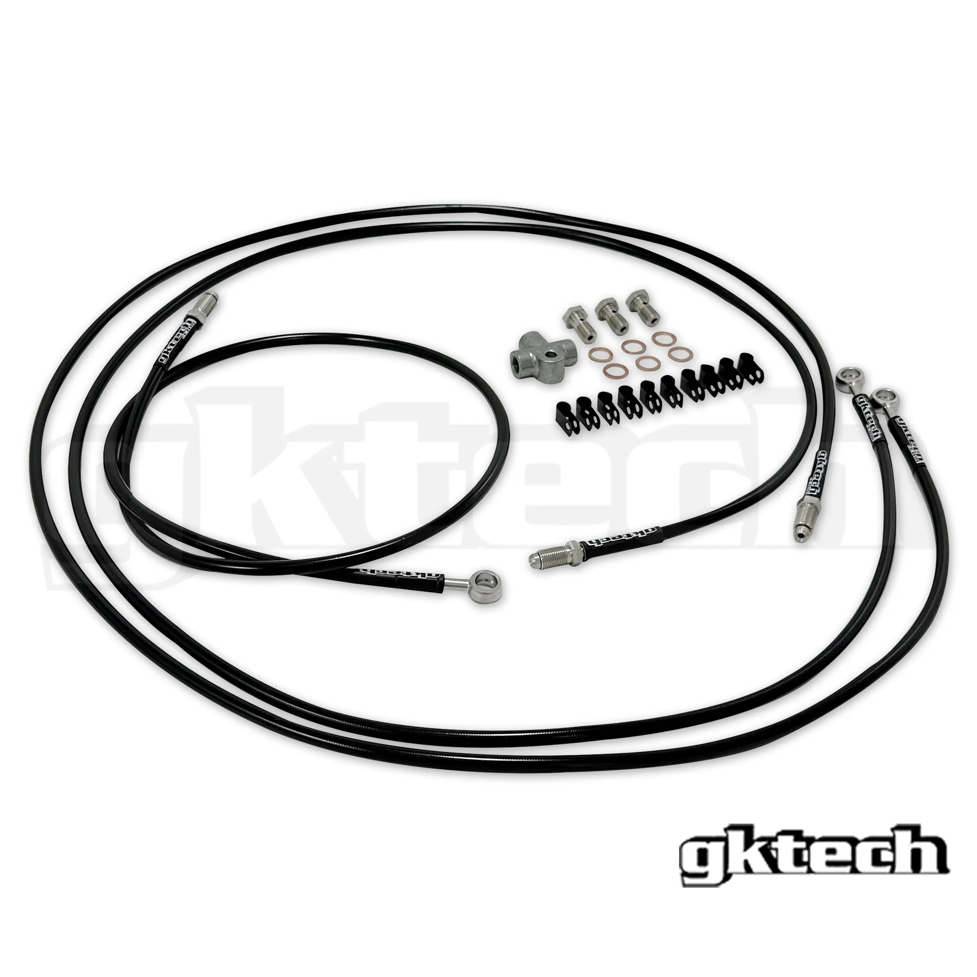 86 / GR86 / BRZ dual caliper braided brake line kit - Image 3